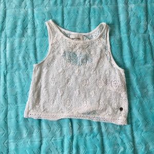 Abercrombie kids lace tank top
